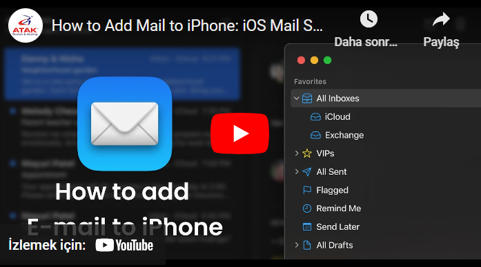 So fügen Sie E-Mails zum iPhone hinzu – Atak Domain