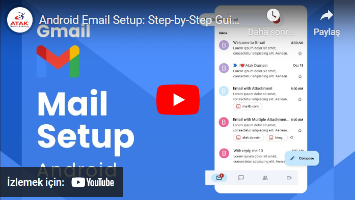Android-E-Mail-Setup: Schritt-für-Schritt-Anleitung 2024 - Atak Domain