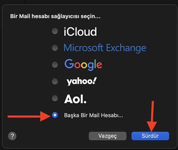 Apple (Mac OS) Mail Einrichtung