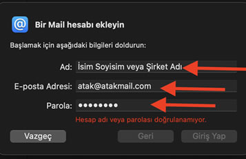 Apple (Mac OS) Mail Einrichtung