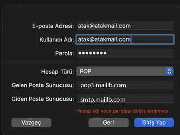 Apple (Mac OS) Mail Einrichtung