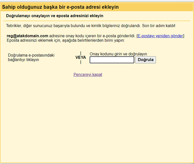Gmail’e E-Posta Adresi Eklemek
