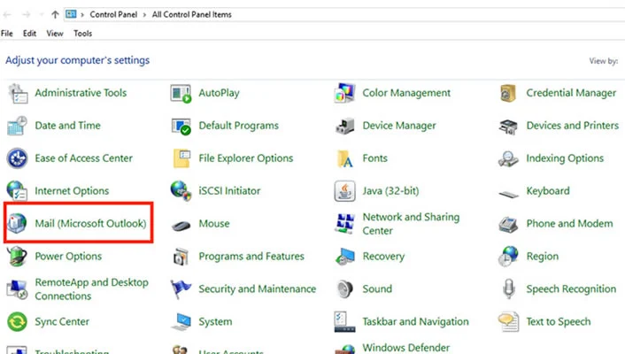 Outlook Mail Setup - Atak Domain