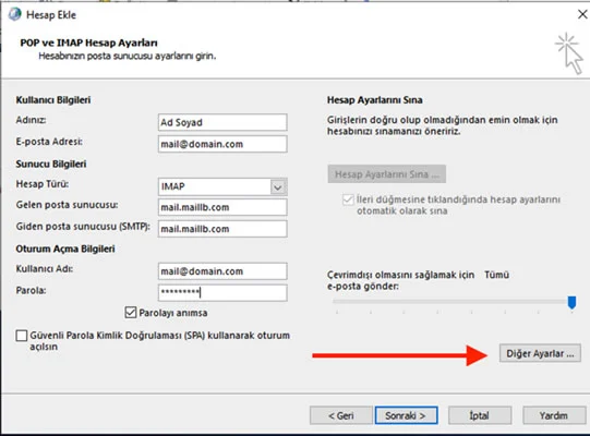 Outlook Mail Setup - Atak Domain
