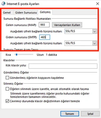 Outlook Mail Setup - Atak Domain