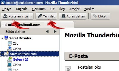 Mozilla Thunderbird Mail Einrichtung