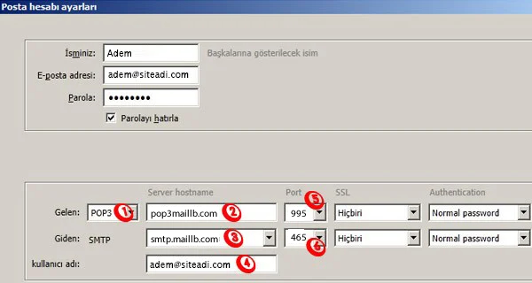 Mozilla Thunderbird Mail Einrichtung
