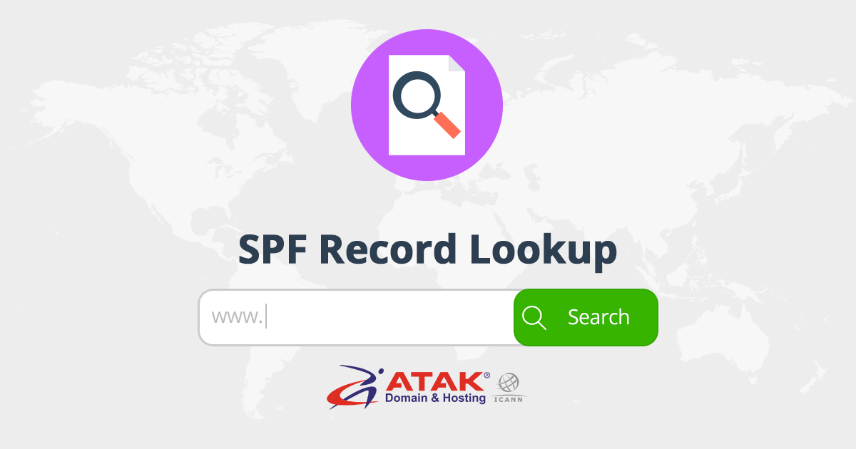 SPF Check - SPF Lookup – SPF: Sender Policy Framework– Atak Domain