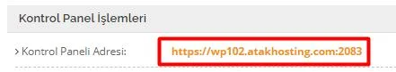 Web Hosting - Kontrol Panel Erişimi Nasıl Yapılır?