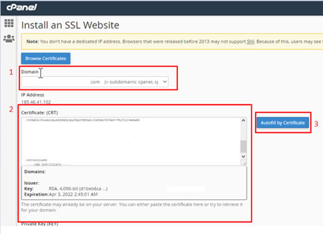cPanel SSL Sertifikası Kurulumu - Atak Domain