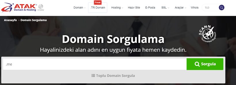 .ME Domain Nasıl Alınır? - Atak Domain