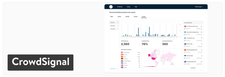 Most WordPress survey plugins to collect user responses
