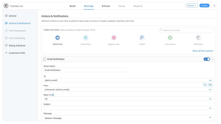 How to fix the WordPress email submission problem