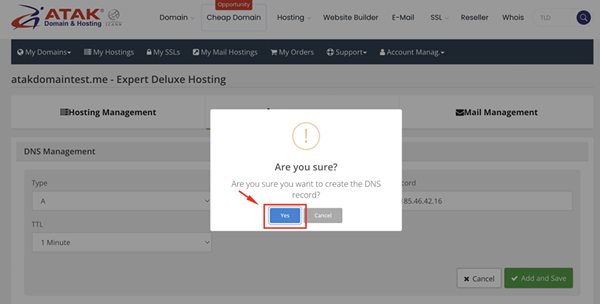 How to Create an A Record for a Subdomain?