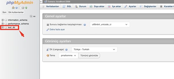 SQL dosyalarını bir MySQL veritabanında i&ccedil;e aktarın