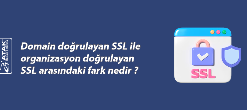 Domain doğrulayan SSL ile organizasyon doğrulayan SSL arasındaki fark nedir ?