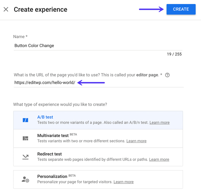 How to A/B Test with Google Optimize in WordPress for Free