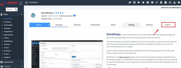 How to Migrate a Web Application via cPanel?