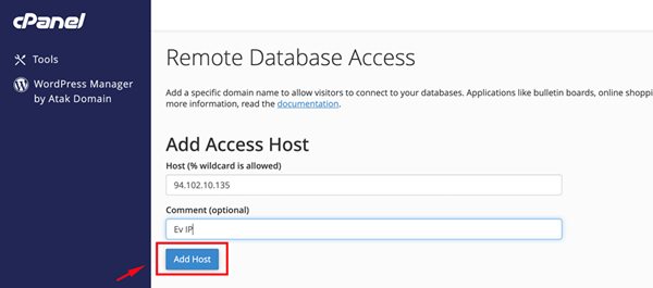 Mysql ve Mssql için remote access izni nedir?
