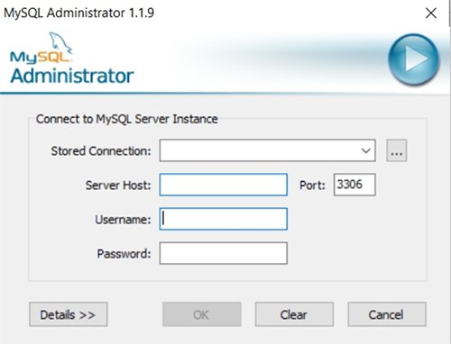 MySQL Administrator ile Veritabanı Geri Y&uuml;kleme Nasıl Yapılır?