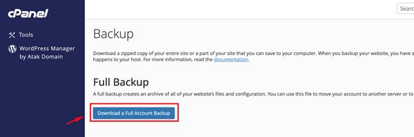 Web Sitenizi G&uuml;venle Yedeklemenin En Kolay Yolları