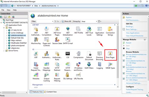 How can I enable ASP error pages?