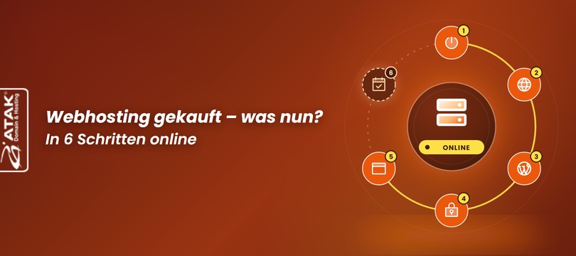 Webhosting gekauft – was nun? So richten Sie Ihr Hosting Schritt für Schritt ein
