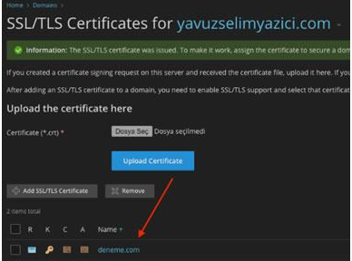 How to Install an SSL Certificate on Plesk Panel